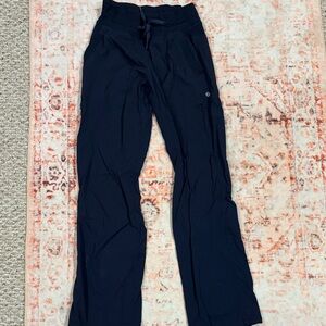 Navy blue lululemon dance pants